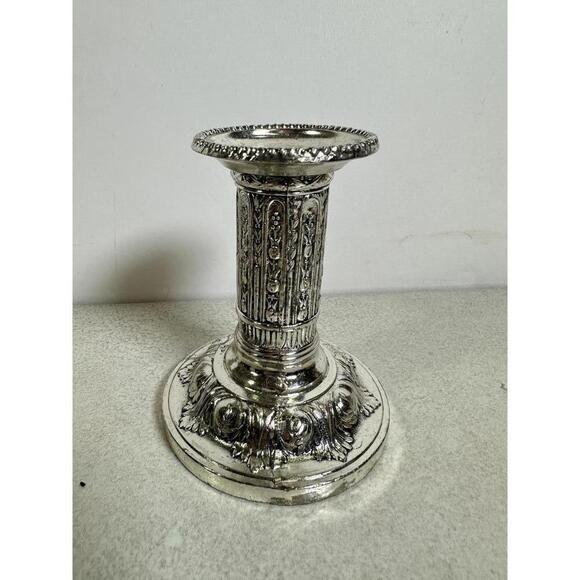 Other - VTG 1960s J.A.P.A.N. Silverplate Ornate Candlestick Holder Hollywood Regency